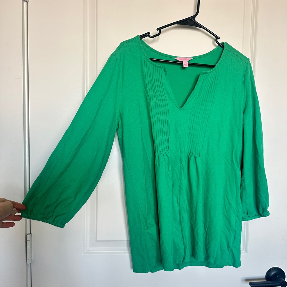 Lilly Pulitzer Green Top Size L